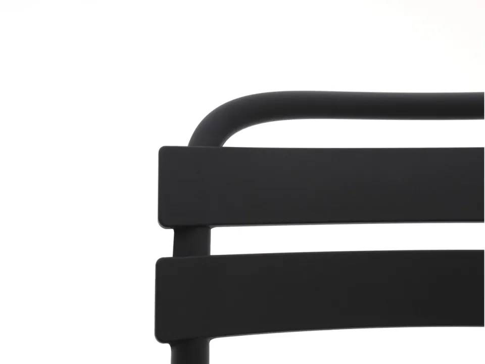 Forza Furniture Forza Vico lounge tuinstoel stapelbaar zwart, foto 5