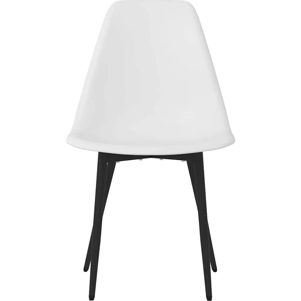 vidaXL Eetkamerstoelen 6 st PP wit, foto 4
