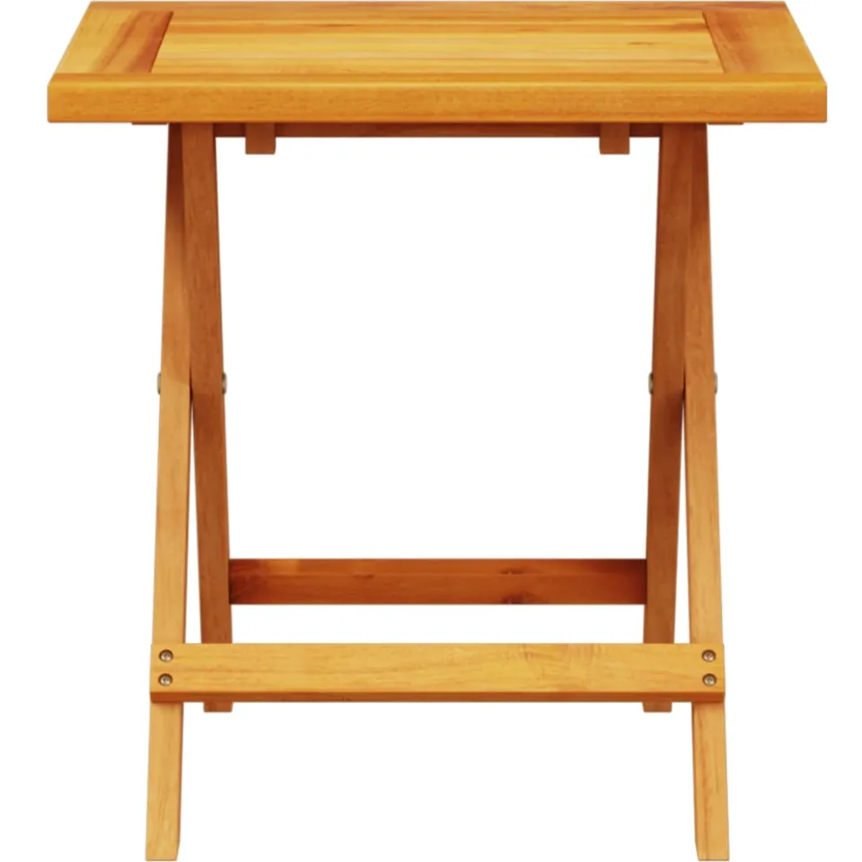 vidaXL Tuinbijzettafel 40x40x40 cm massief acaciahout Bruin