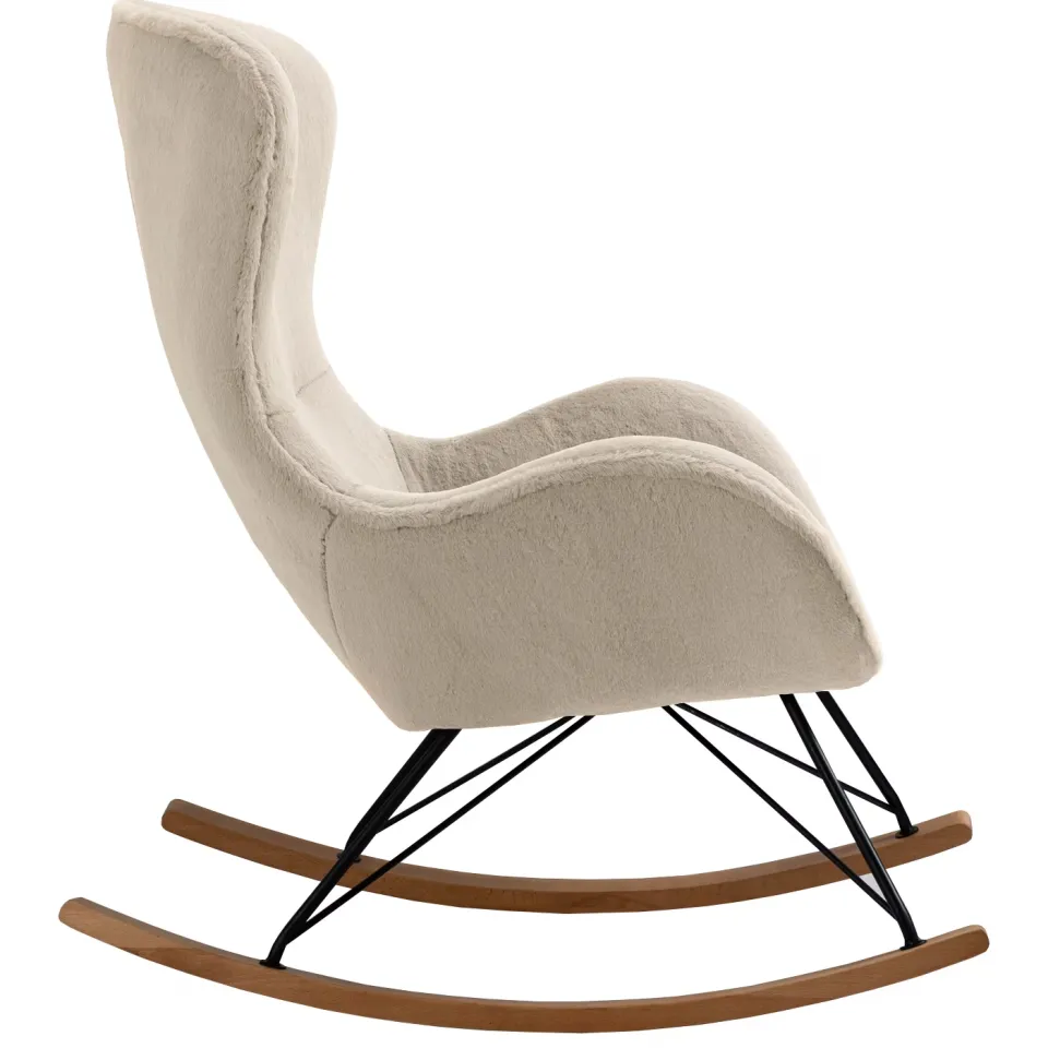 Artistiq Living Chais schommelstoel beige, foto 4