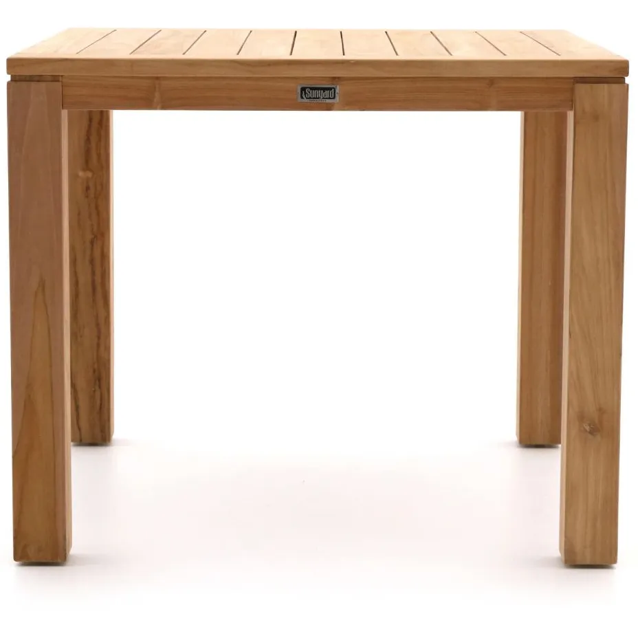 Sunyard Furniture Sunyard Buxton dining tuintafel 90x90cm Bruin