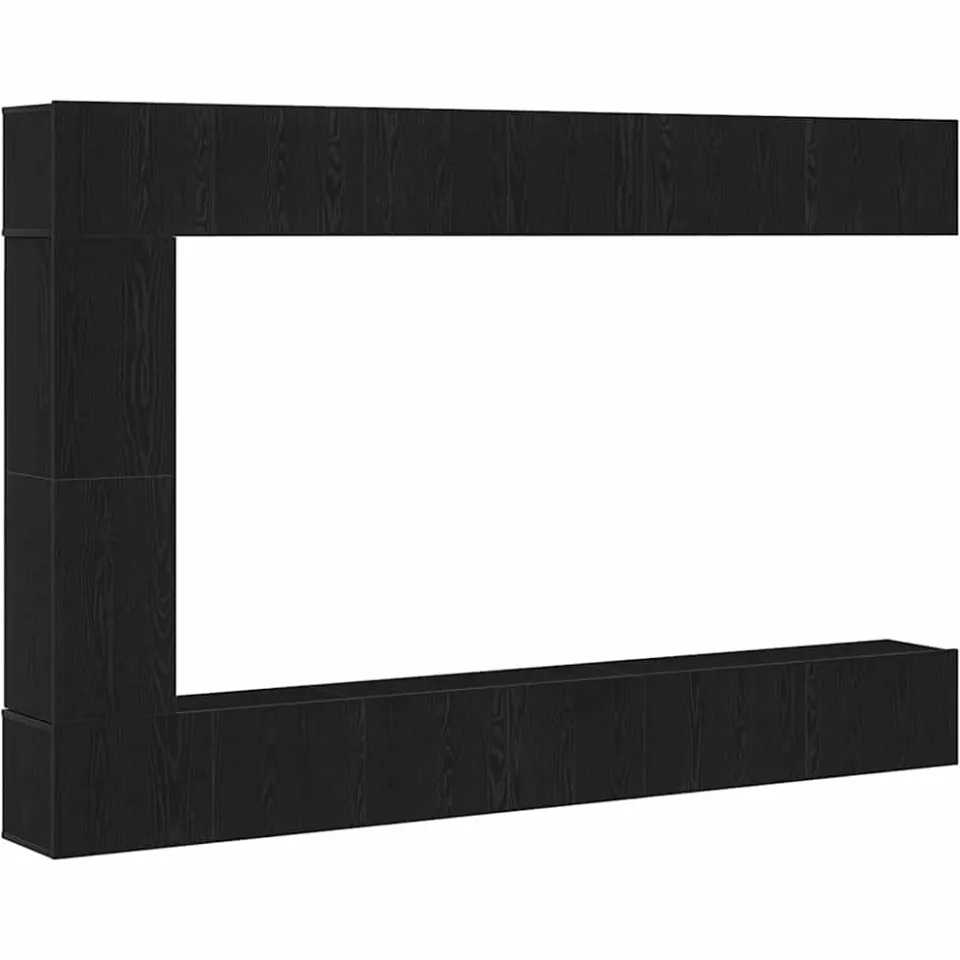 vidaXL TV Cabinet Set 9 st 30,5 x 30 x 110 cm Zwart Eiken, foto 3