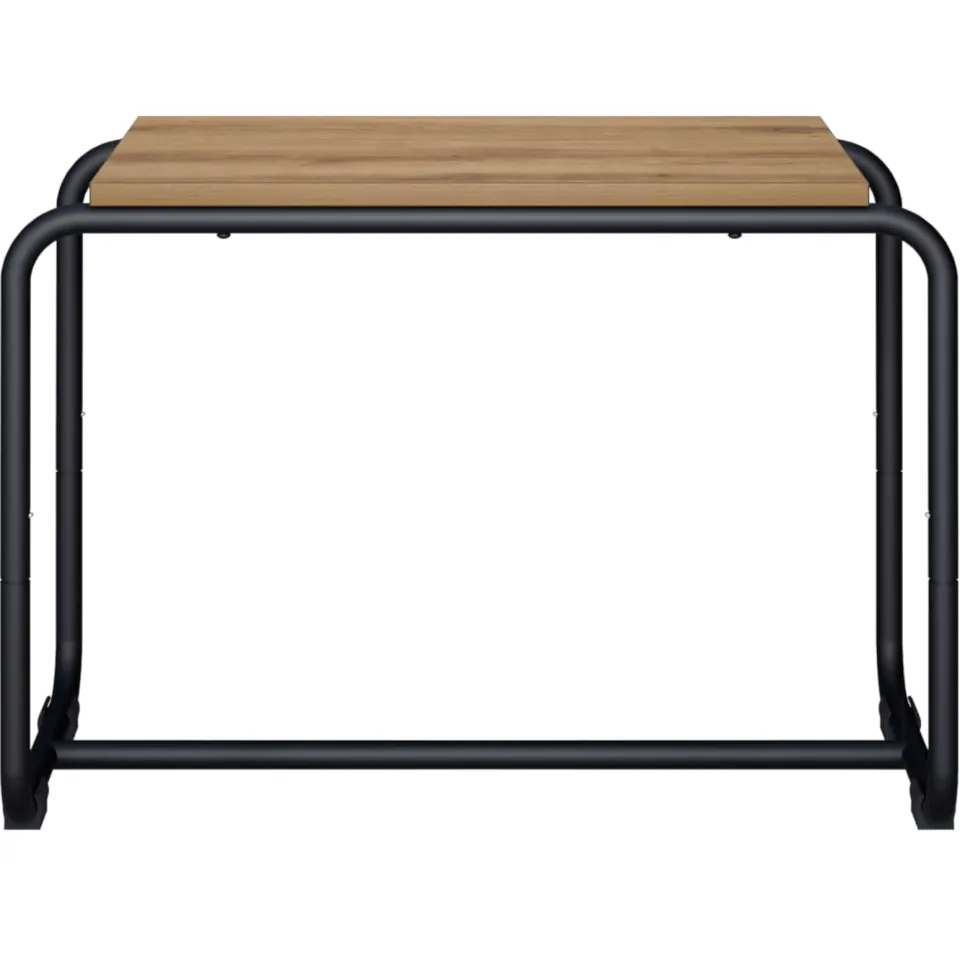 vidaXL TV-standaard 60 x 35,5 x 42 cm Artisanaal eiken Bewerkt hout Bruin