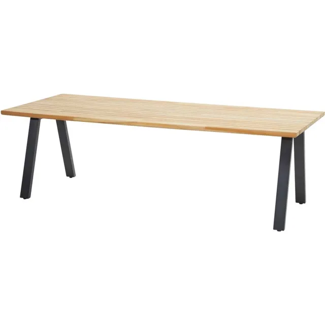 4 Seasons Outdoor Ambassador tuintafel 240 x 100 cm - teak bruin