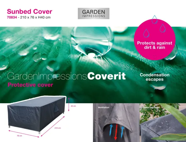 Garden Impressions Coverit ligbedhoes donkergrijs, foto 2