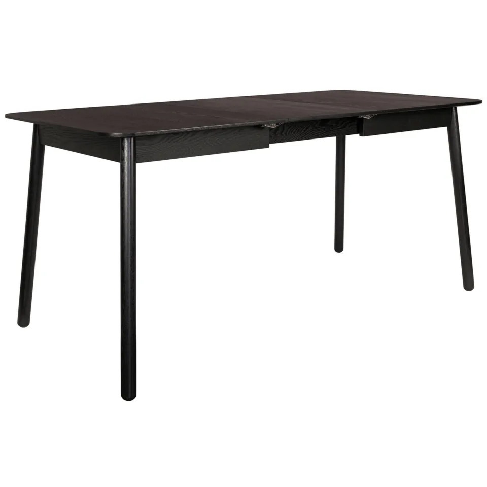 Zuiver verlengbare eetkamertafel Glimps (120/162x80 cm) zwart, foto 3