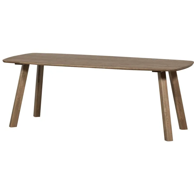 WOOOD Tablo Eettafel Deens Ovaal 180x100 - Eiken - Transparant