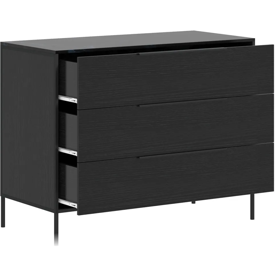 Cabino commode Marble zwart, foto 2