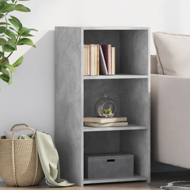 vidaXL Dressoir 45x41x93 cm bewerkt hout betongrijs grijs, foto 2
