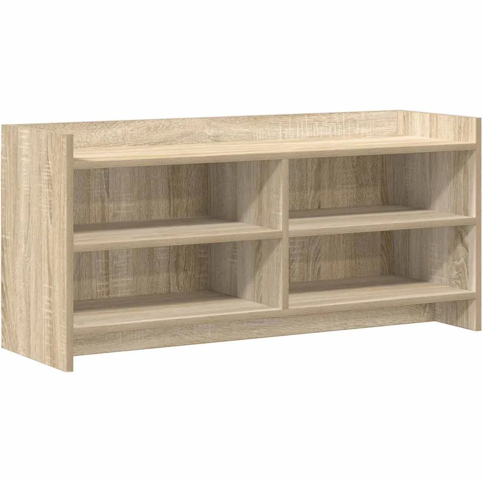 vidaXL TV-kast 100 x 33 x 47 cm Sonoma Eiken Bewerkt hout Bruin