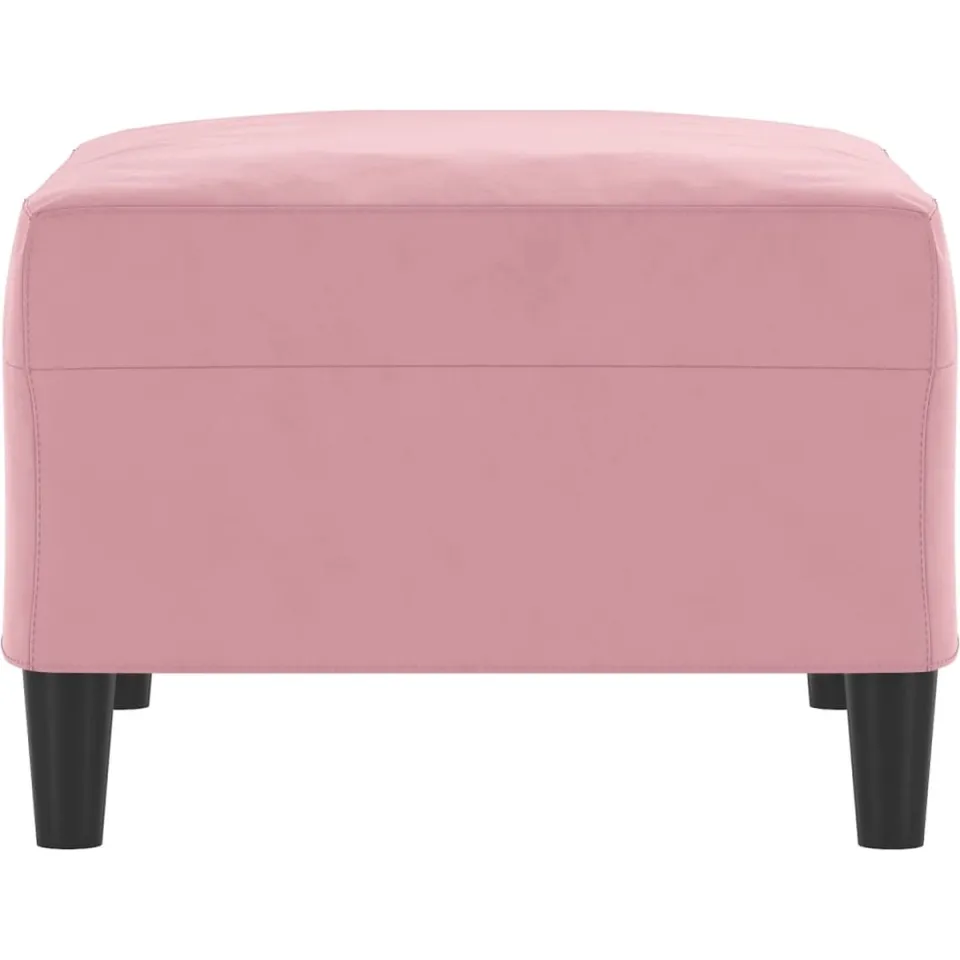 vidaXL Voetenbank 70x55x41 cm fluweel roze, foto 3