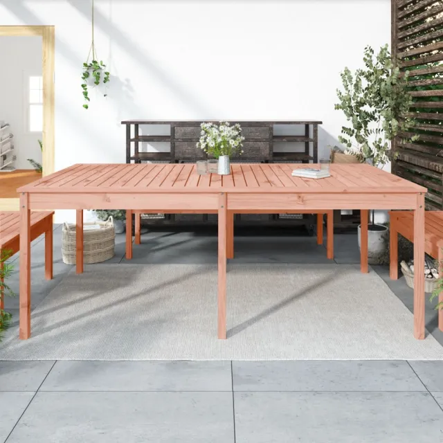 vidaXL Tuintafel 203,5x100x76 cm massief douglashout bruin