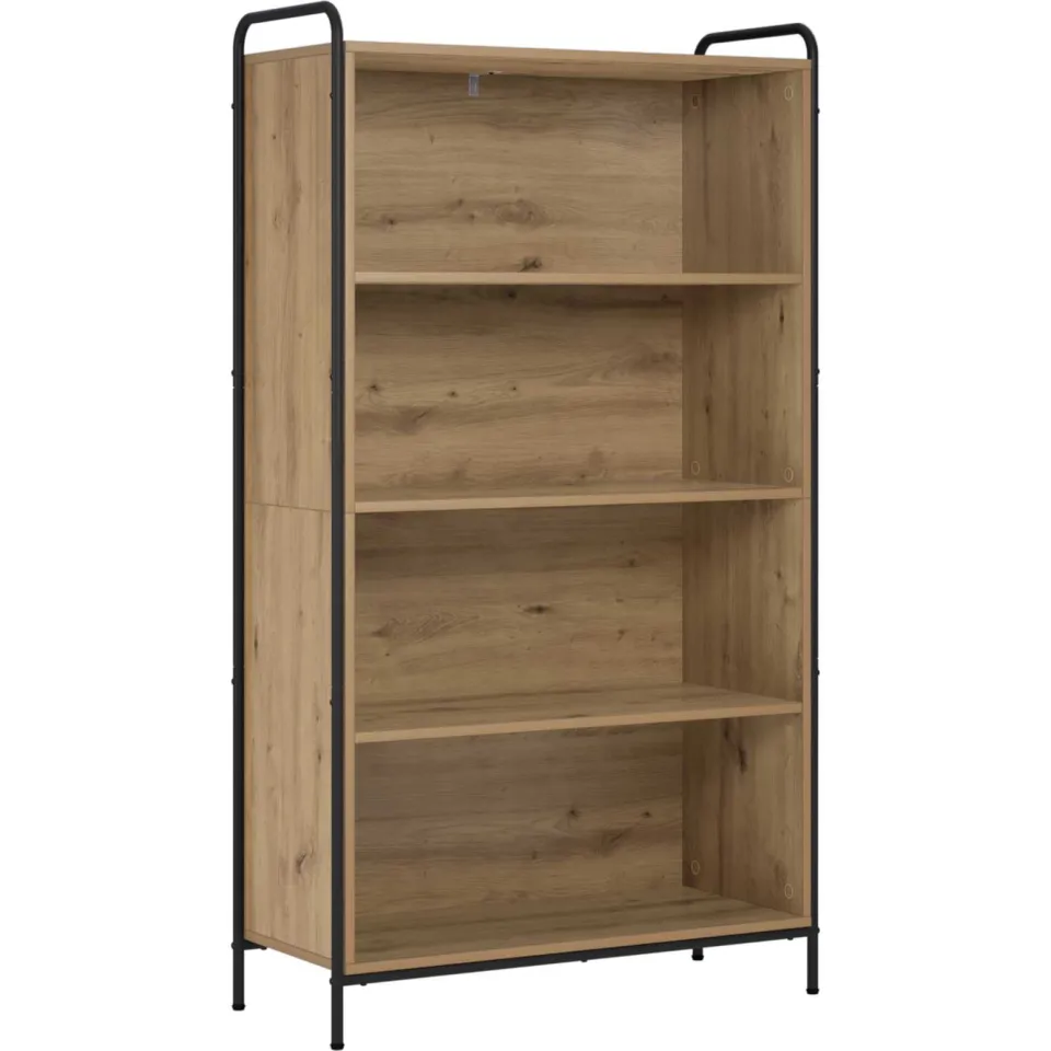 vidaXL Boekenkast 55,5 x 33 x 174 cm Bewerkt hout Artisanaal eiken, foto 3