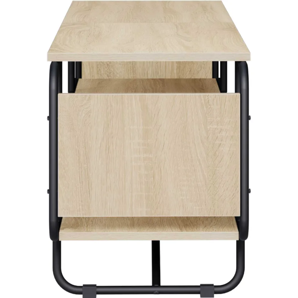 vidaXL TV-standaard 140 x 36 x 45 cm Sonoma Eiken Bewerkt hout, foto 4