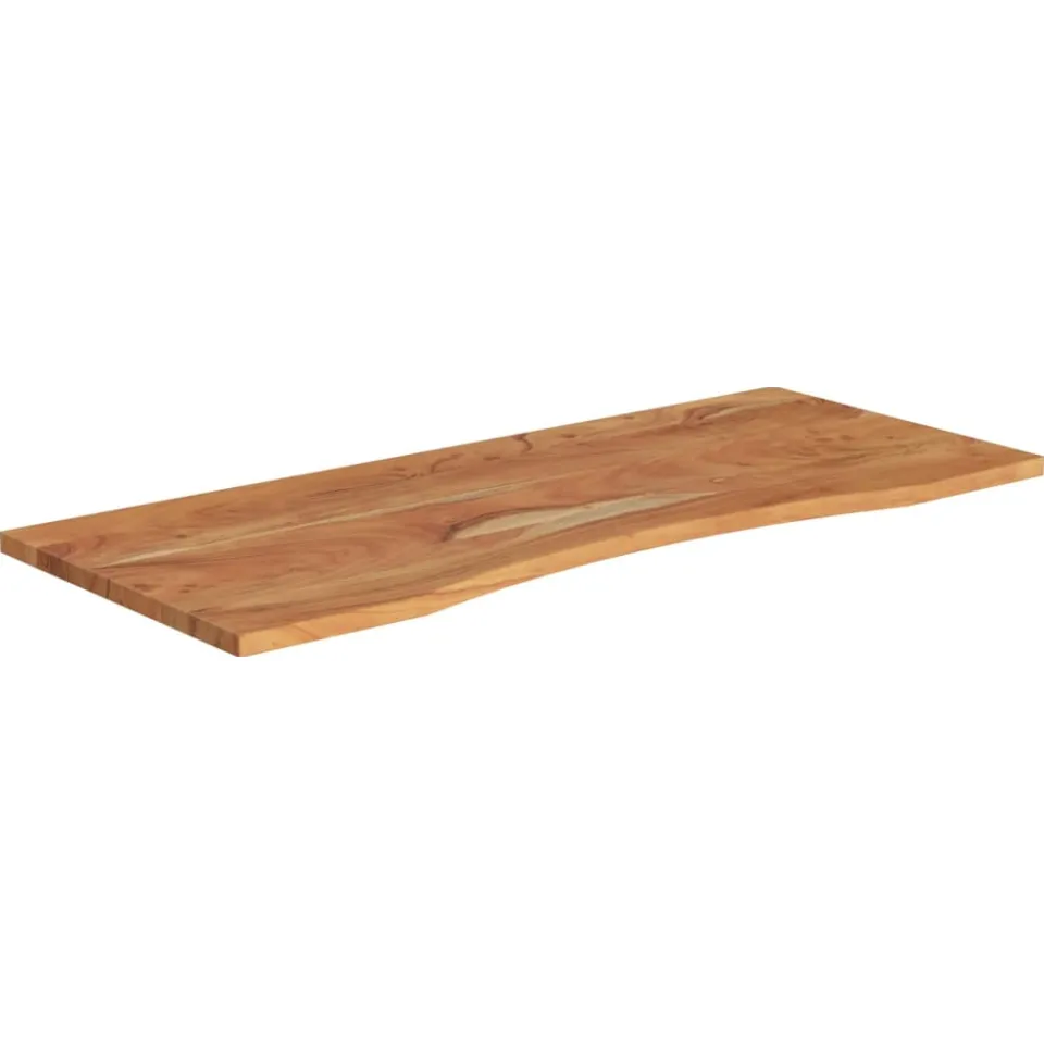 vidaXL Bureaublad rechthoekig 140x60x2,5 cm massief acaciahout Bruin