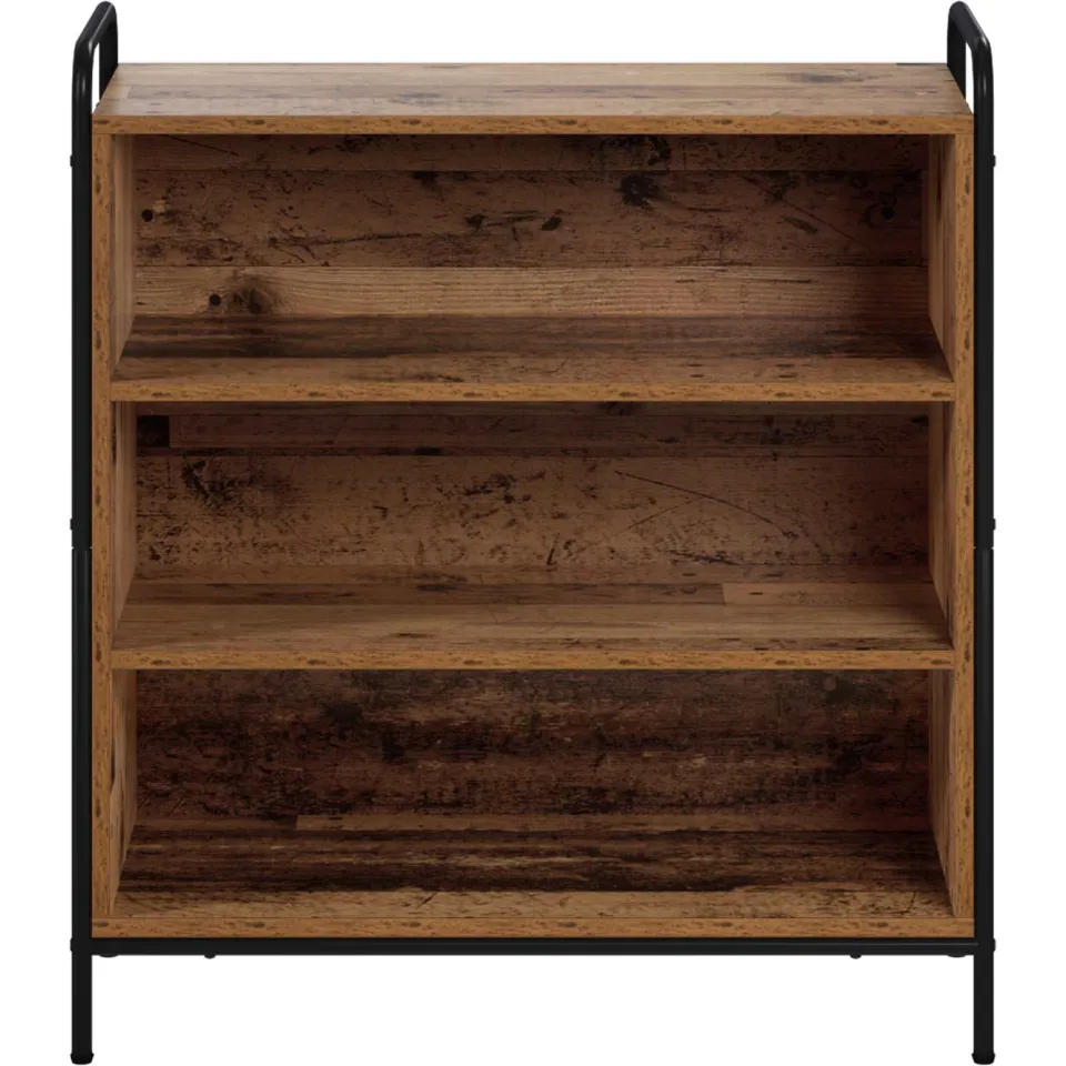 vidaXL Dressoir Oud hout 97 x 33 x 81 cm Bewerkt hout bruin, foto 2
