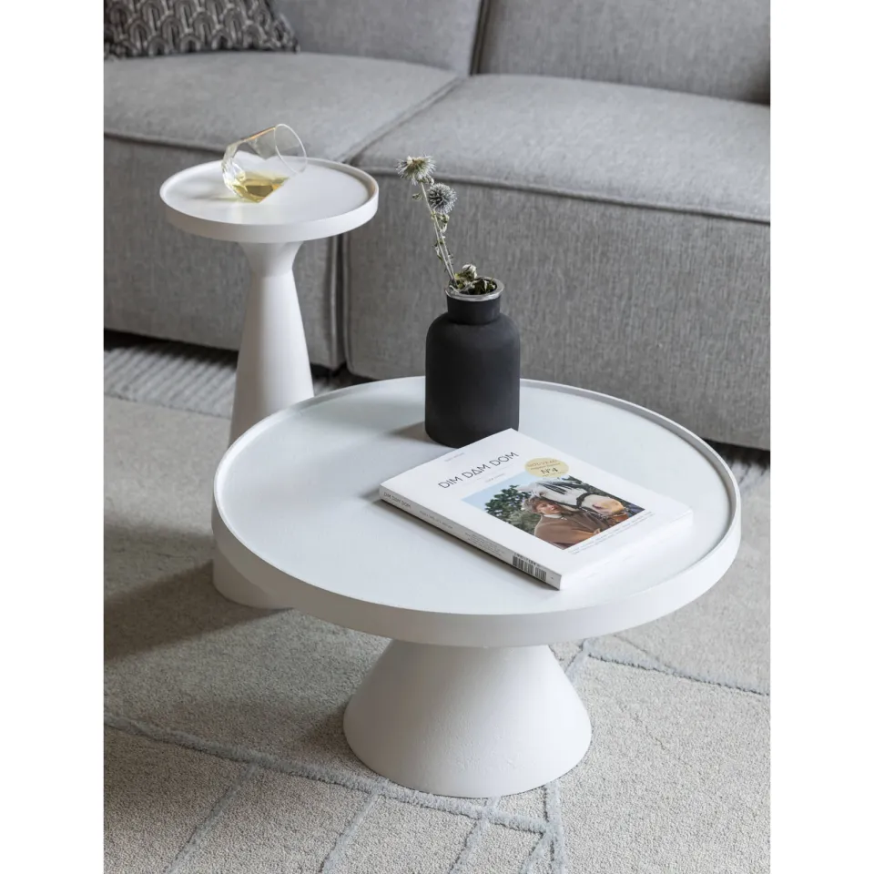 Zuiver salontafel Floss (ø60 cm) wit, foto 3