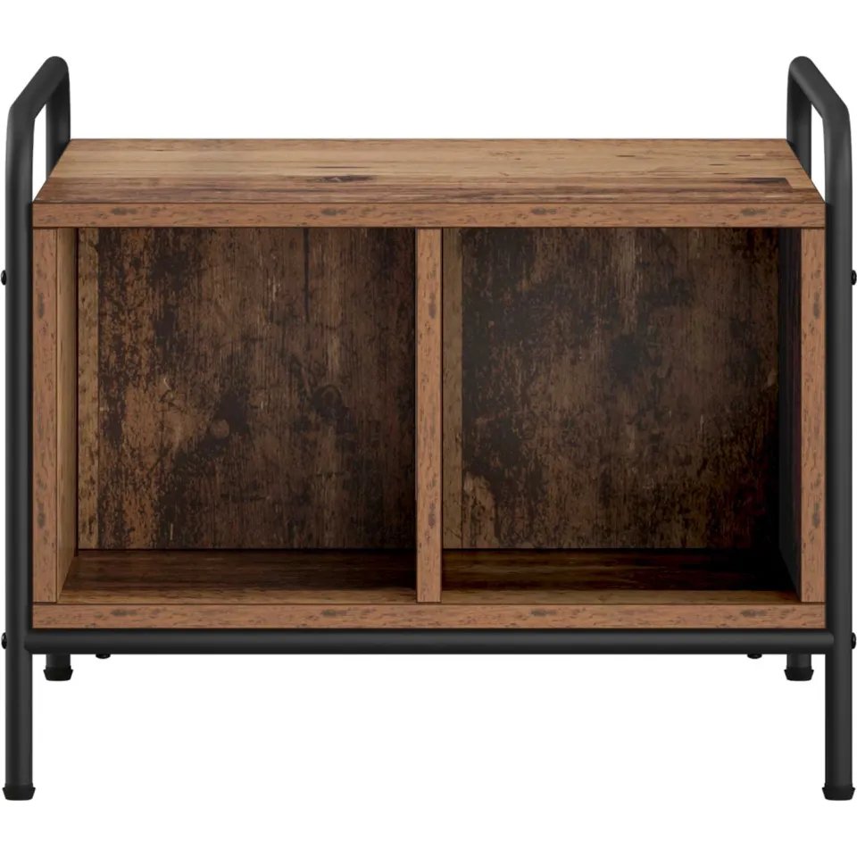 vidaXL Salontafel Oud hout 50 x 49 x 41 cm Bewerkt hout Bruin