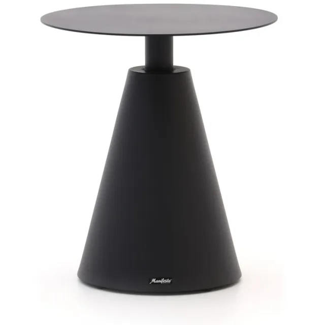 Manifesto Furniture Manifesto Tusa bijzet tuintafel ø 50 (h:56cm) Zwart
