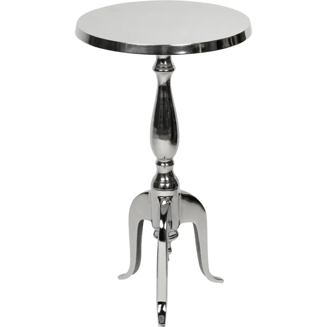 Mars & More tafel shiny rond dia 35cm 65h Zilver