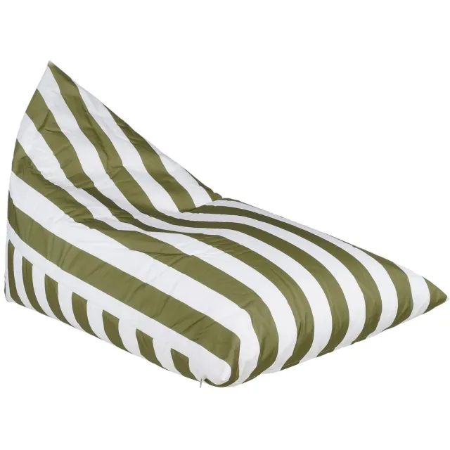 In The Mood Collection Rissy Zitzak - L140 x B95 x H95 cm - Groen, Wit