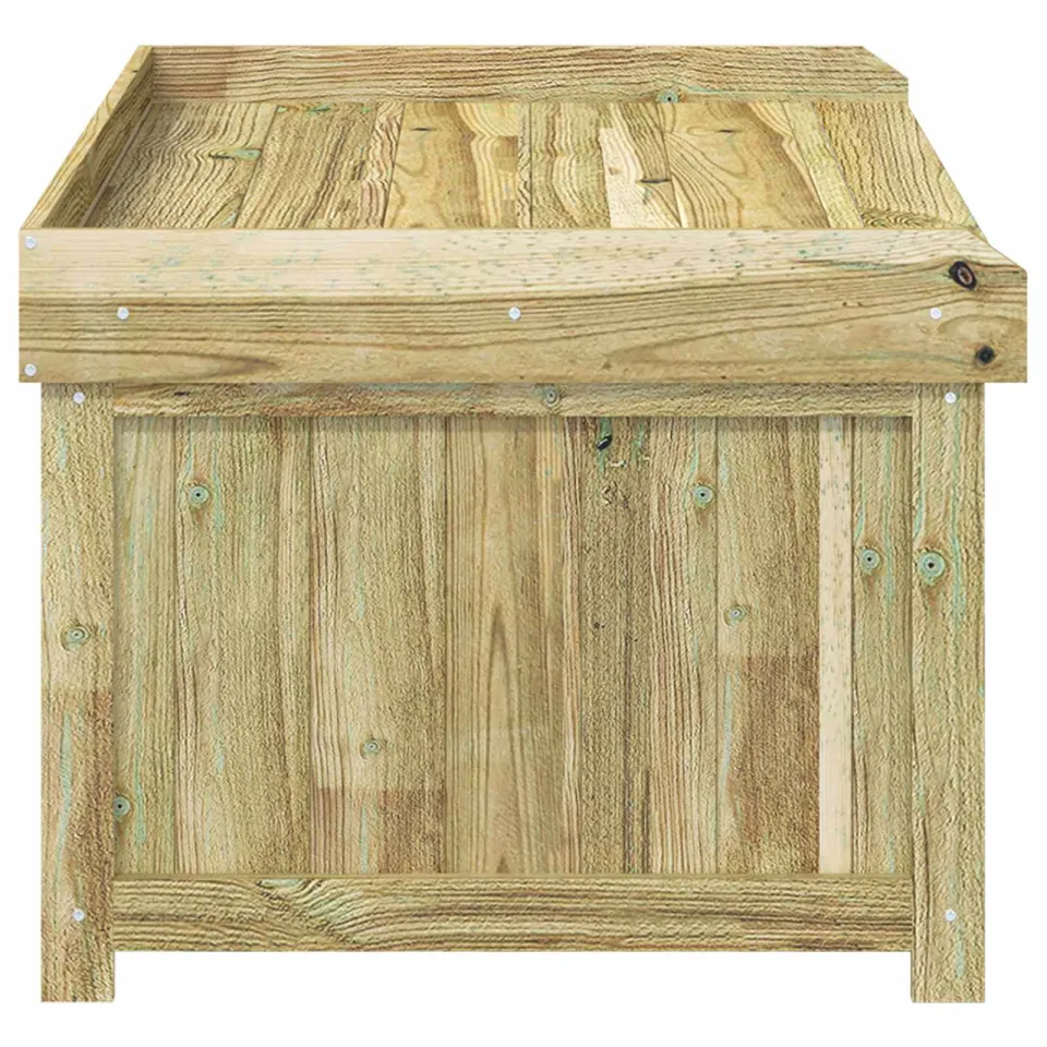 vidaXL Buiten Kussenbox Geïmpregneerd grenenhout 104 x 60 x 47 cm bruin, foto 4