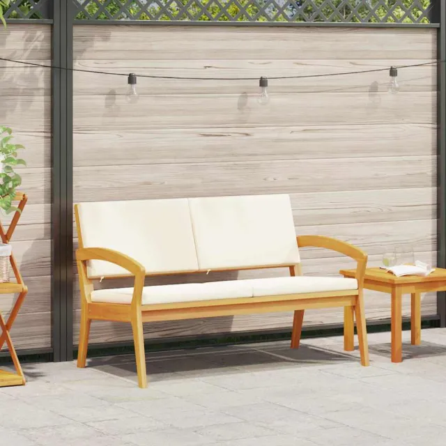 vidaXL Tuinbank Olie naturel Massief Acaciahout, foto 2