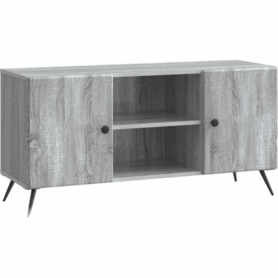 vidaXL TV-kast 102 x 34,5 x 50 cm Grijs sonoma Bewerkt hout, foto 3