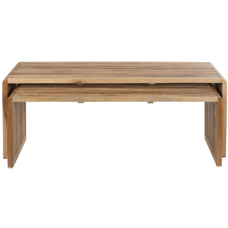 Housecraft Living salontafel (set van 2) Djia Naturel