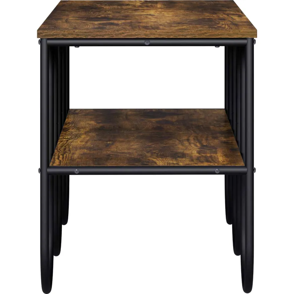 vidaXL TV-standaard 100 x 40 x 50 cm Gerookt eiken Bewerkt hout, foto 4