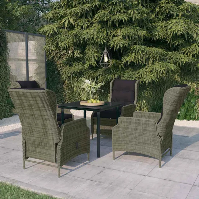 vidaXL 5-delige Tuinset bruin, foto 2
