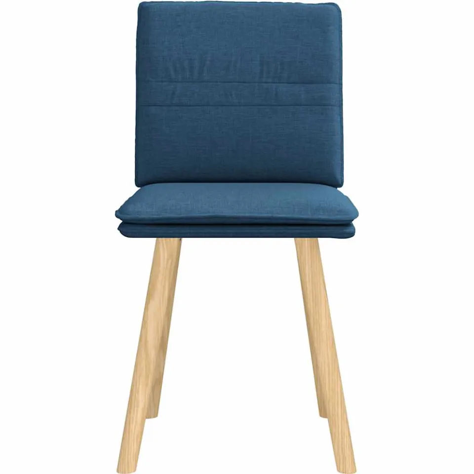 vidaXL Eetkamerstoelen 2 st stof blauw, foto 4