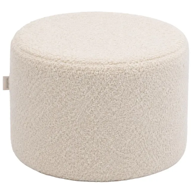 New baby Teddy kinderpuf crème boucle 21x30 cm - Kinderpoef