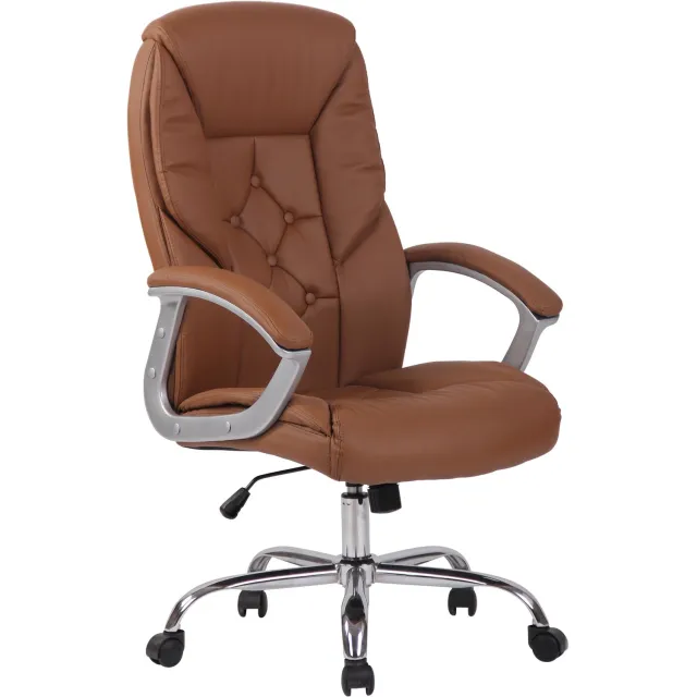 Luxe Comfort Bureaustoel - Verstelbaar - Lichtbruin licht bruin