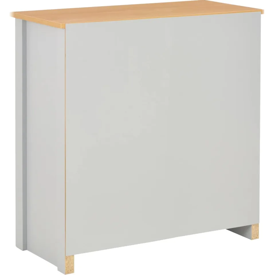 vidaXL Dressoir 79x35x81 cm grijs, foto 4