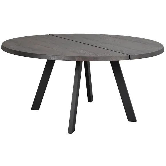 Rowico Home Fred houten eettafel donkerbruin - Ø 160 cm