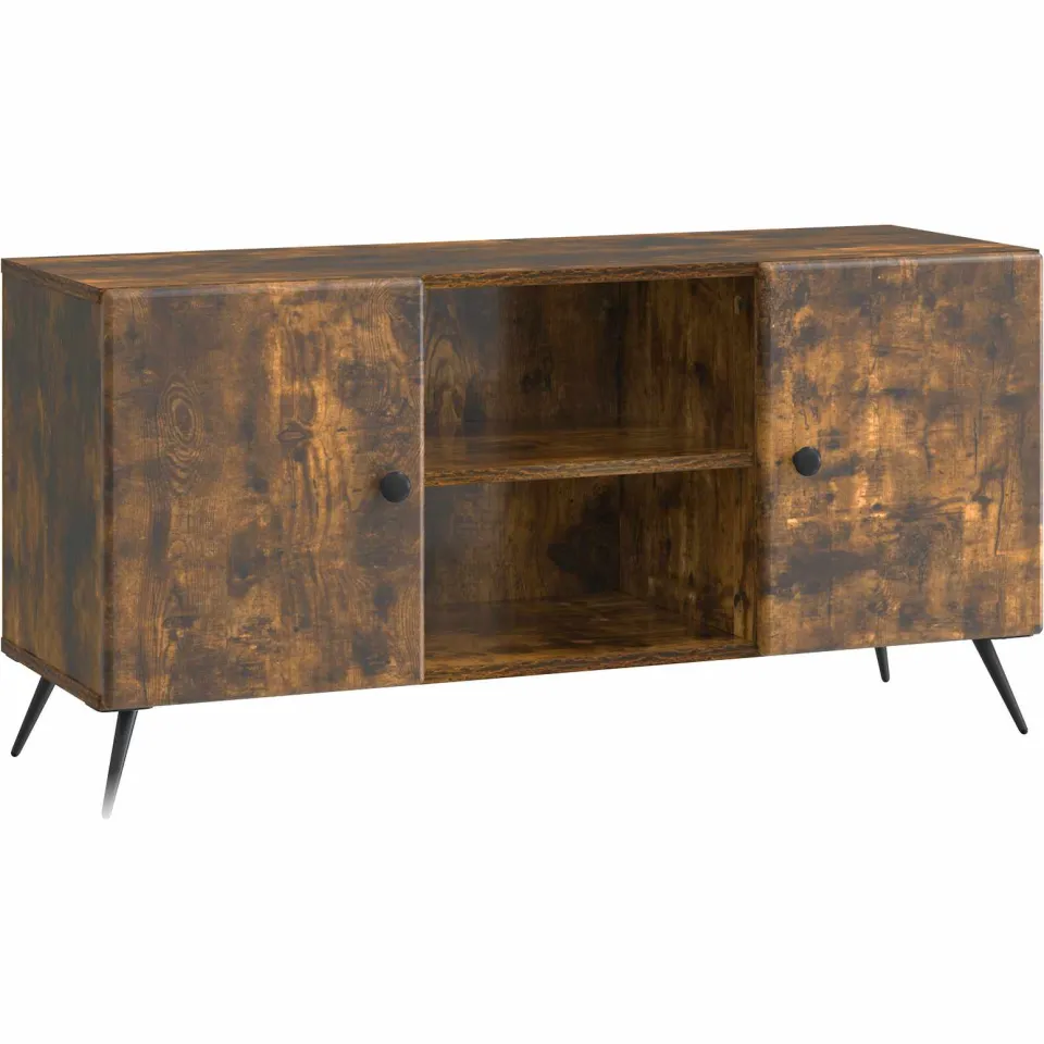 vidaXL TV-kast 102 x 34,5 x 50 cm Gerookt eiken Bewerkt hout, foto 3