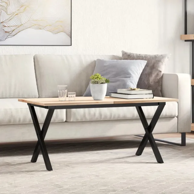 vidaXL Salontafelpoten X-frame 90x30x43 cm staal Zwart