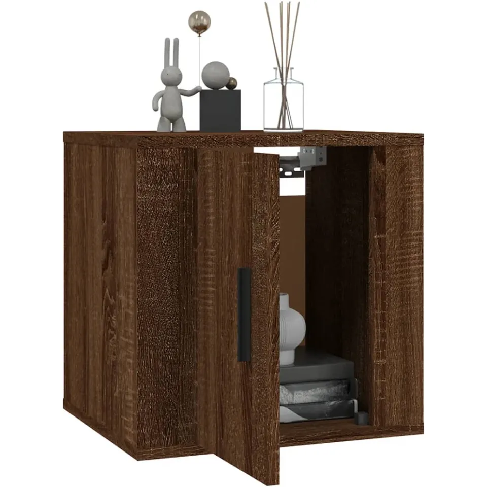 vidaXL Tv-wandmeubel 40x34,5x40 cm bruin eikenkleur