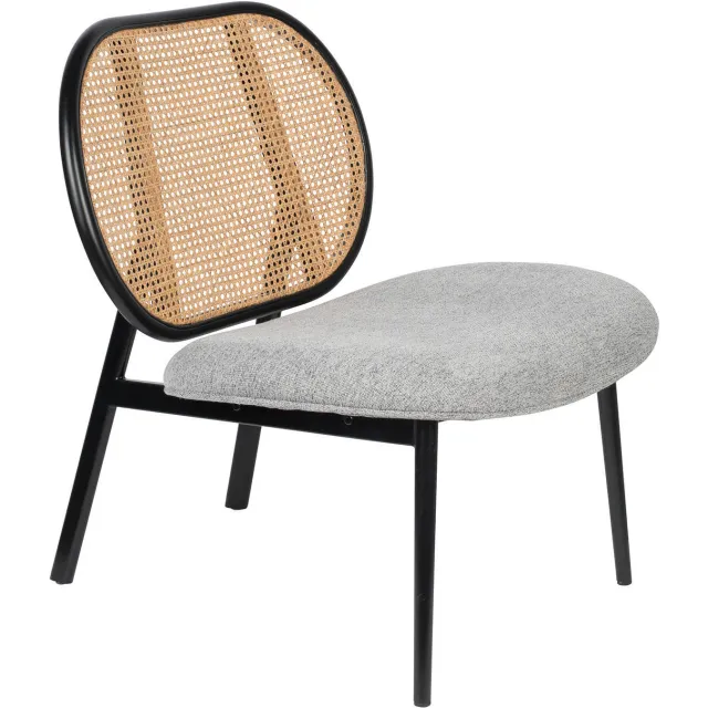 Zuiver fauteuil Spike Grijs/naturel