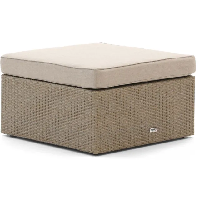 Forza Furniture Forza Cecita voetenbank 72x72cm Taupe