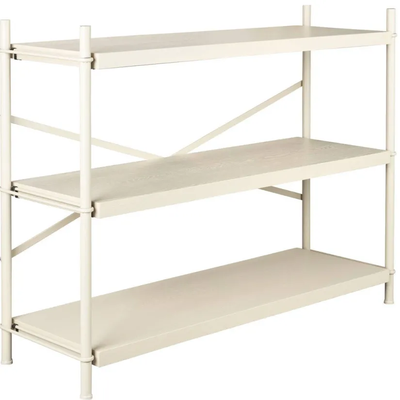 Dutchbone stellingkast Iron beige, foto 2