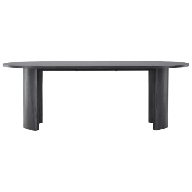 Nest of Nora Eettafel 220 x 100 - Rechthoekige eetkamertafel - Zwart