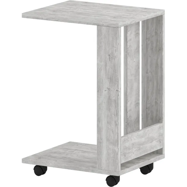 Hocus Picus Bijzettafel - Antiek Wit - 37x60 cm Wit Antiek