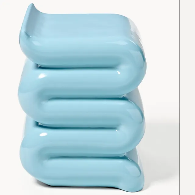 klevering Bijzettafel Pillar Whip Lichtblauw