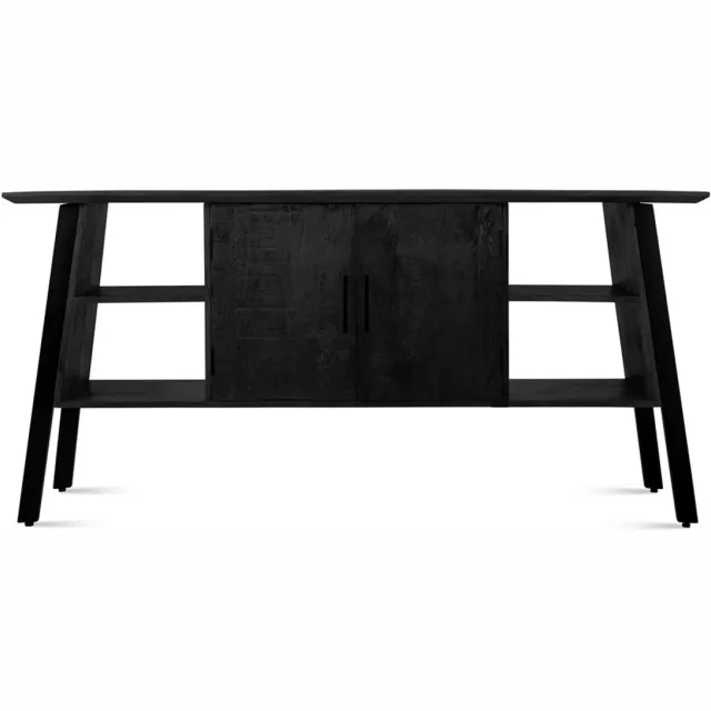 Benoa Dressoir Berlin mangohout 175 cm - Zwart