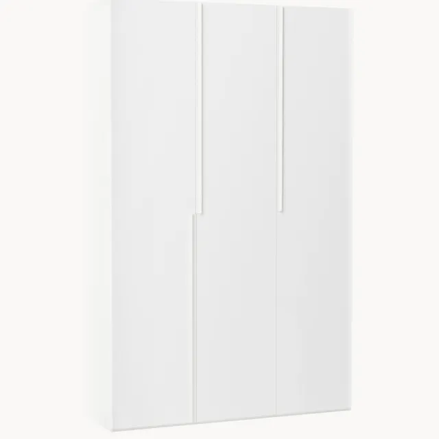 Westwing Collection Modulaire draaideurkast Leon, 150 cm breed, in verschillende formaten Wit
