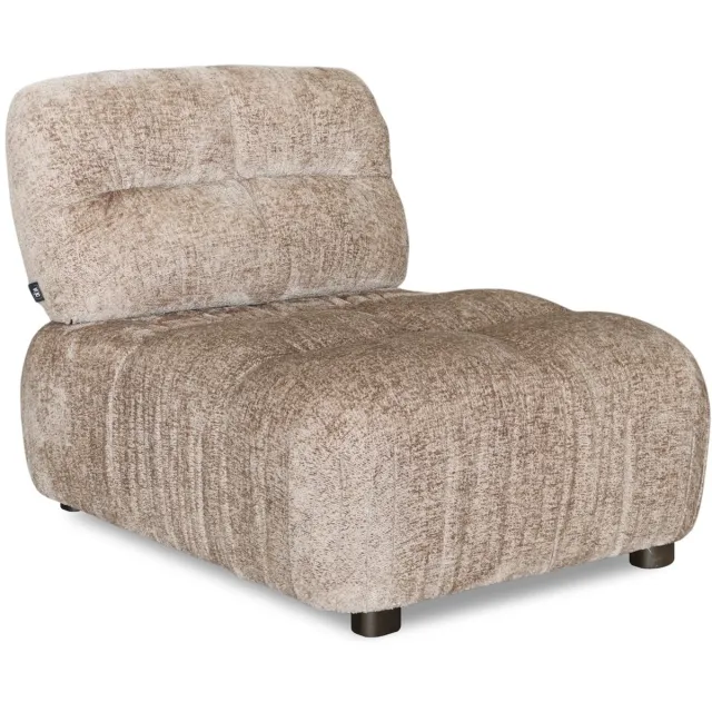 DÉJA Living Fauteuil Vita - Taupe Stof - 91x113x85cm