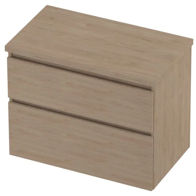 Proline Deck Badmeubelset Asymmetrisch 80x46x55 cm Ideal Oak Eiken