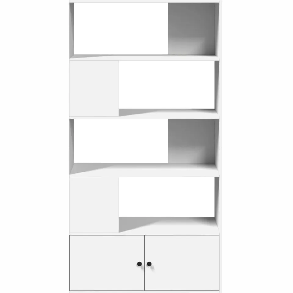 vidaXL Boekenkast 100x36x189 cm bewerkt hout wit